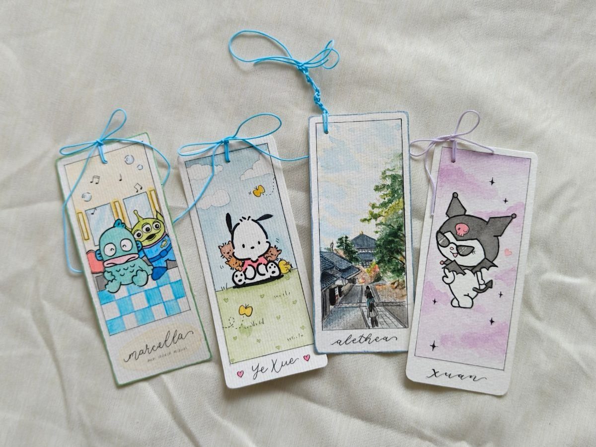 Watercolour basics and bookmark